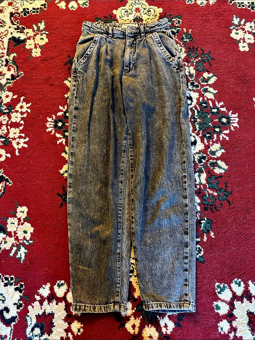 Garage 80s Mom Jeans High Rise Blue Waist 0